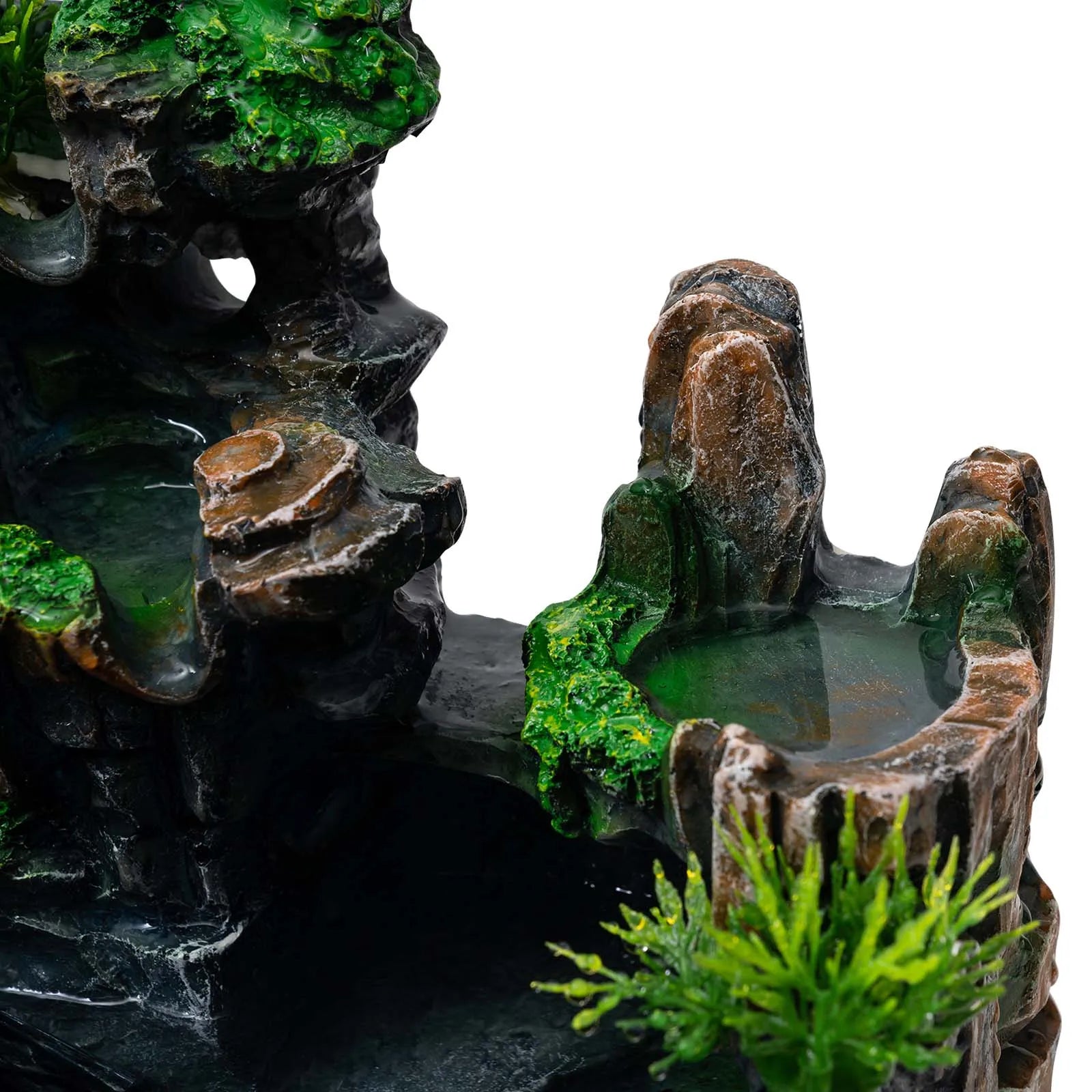 Rockery Tabletop Fountain with LED Light