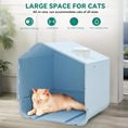 Load image into Gallery viewer, Extra Large Enclosed Cat Litter Box with Mat and Litter Scoop
