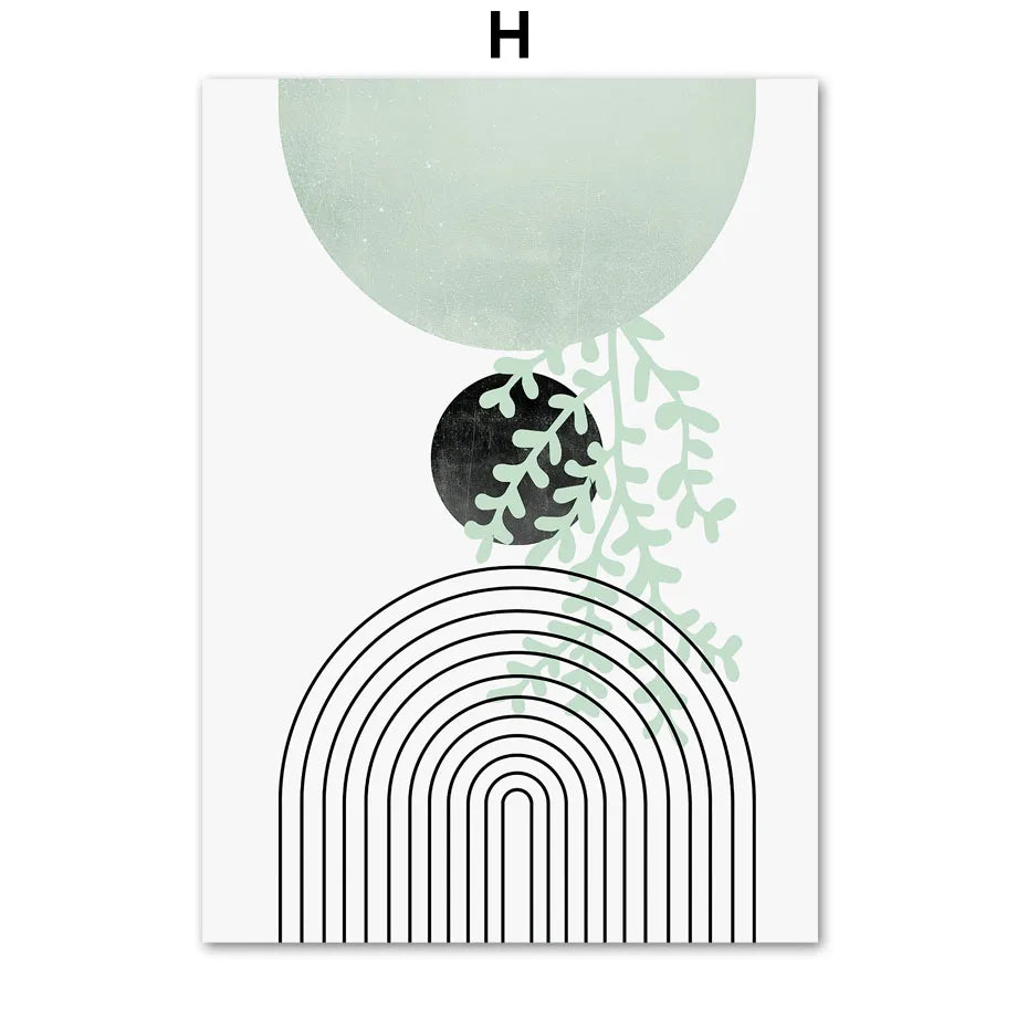 Abstract Wall Art for Living Room Decor