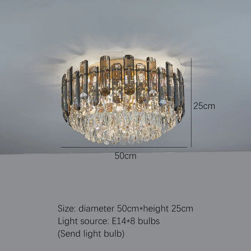 Nordic LED Crystal Ceiling Chandeliers
