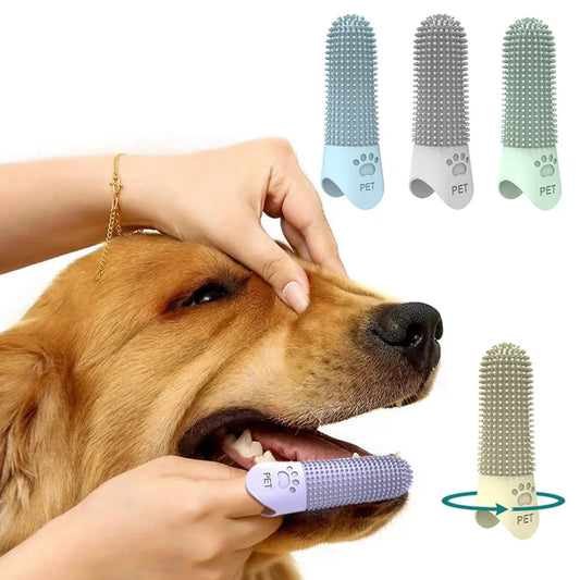 Dog Silicone Teeth Cleaning Fingertip