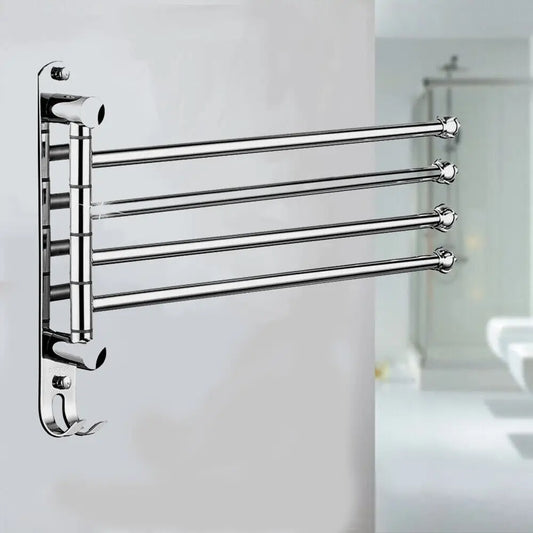 4-Bar Stainless Steel Rotatable Towel Rack