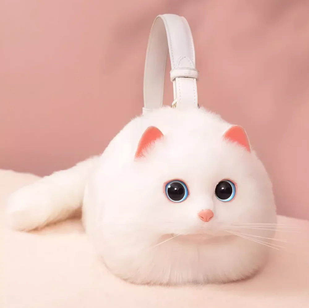 Plush One Shoulder Cat Bag