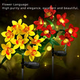 Load image into Gallery viewer, Waterproof Solar Orchid Flower Outdoor Lights for Garden Lawn Decor
