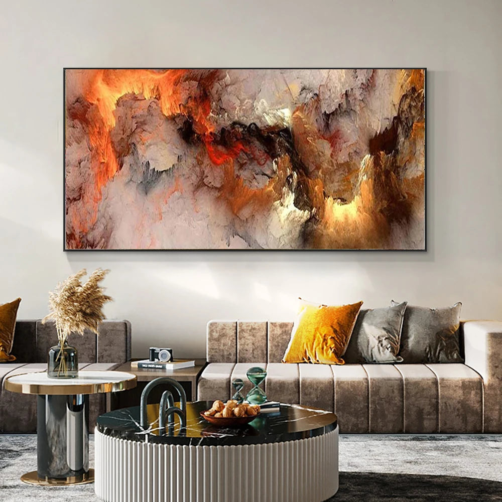 Modern Oil Painting Wall Art for Living Room