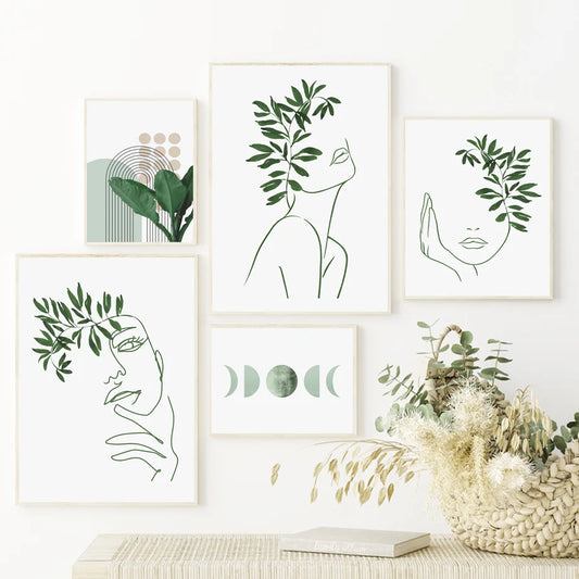 Abstract Wall Art for Living Room Decor