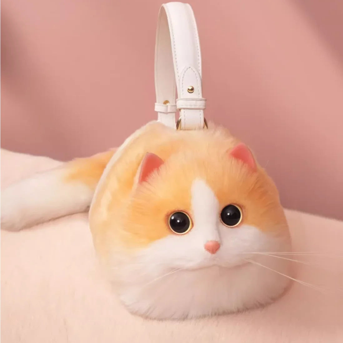 Plush One Shoulder Cat Bag