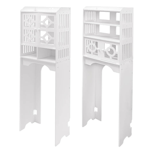 4 Tier Over-The-Toilet Bathroom Storage Cabinet