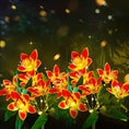 Load image into Gallery viewer, Waterproof Solar Orchid Flower Outdoor Lights for Garden Lawn Decor
