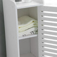 Load image into Gallery viewer, Bathroom Corner Storage Organizer Shelf - Wood Plastic Board
