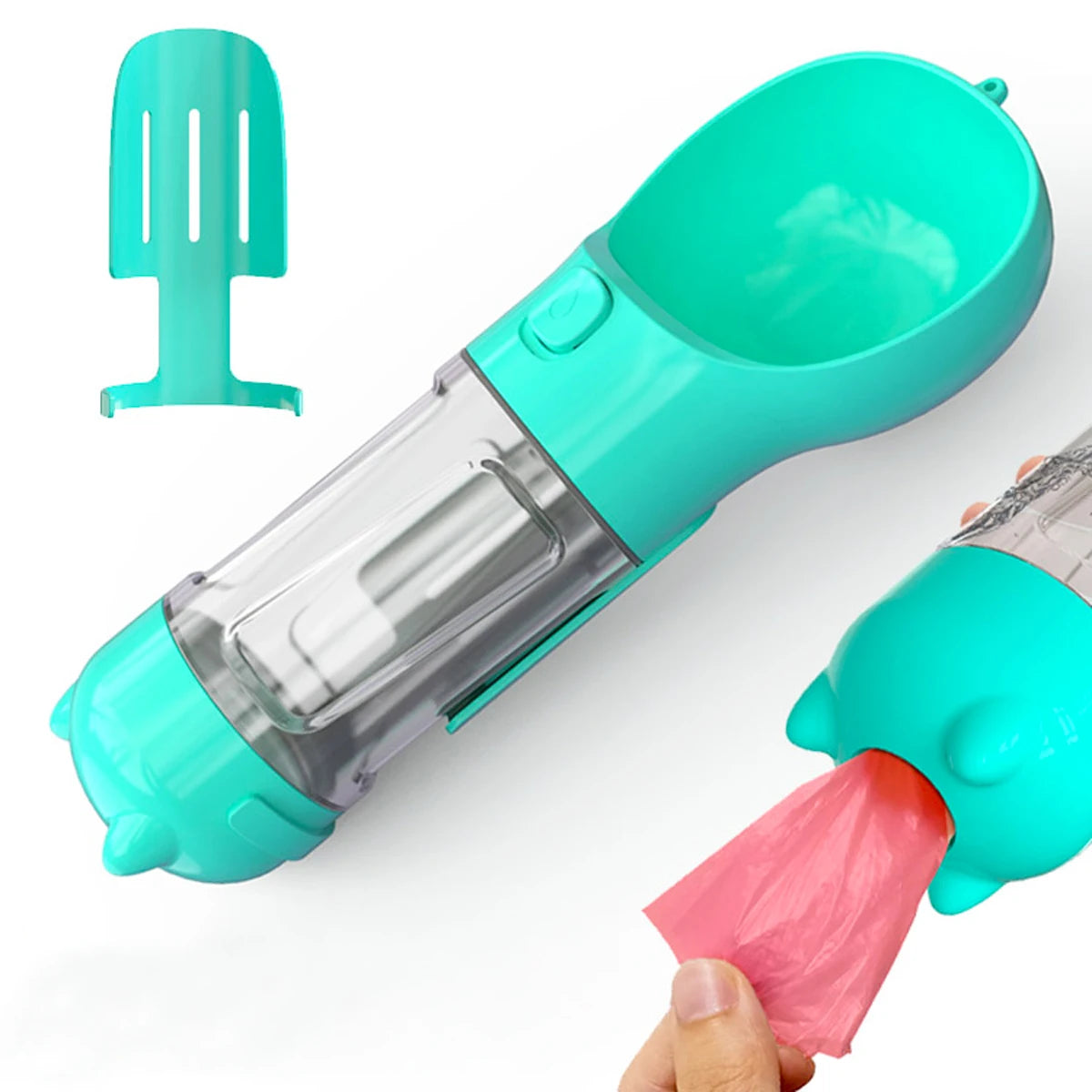 4 in 1 Pet Portable Travel Drinking Dog Bottle