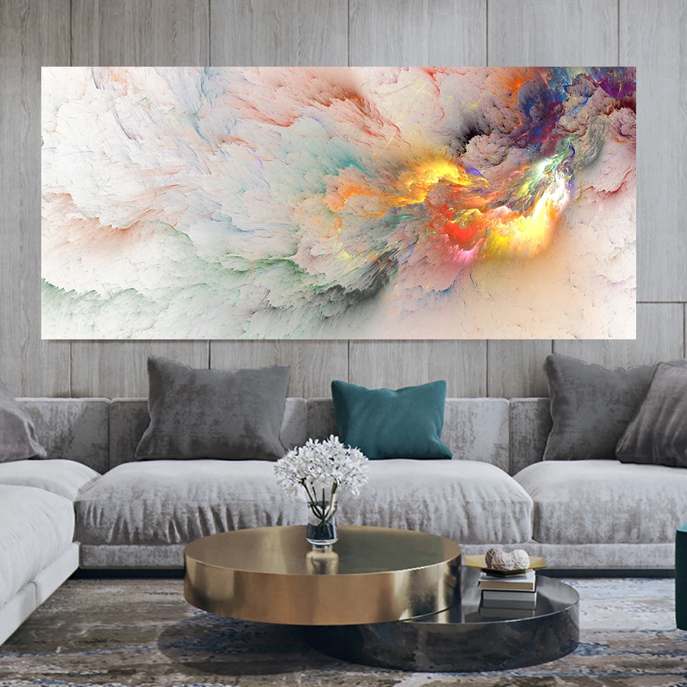 Modern Oil Painting Wall Art for Living Room