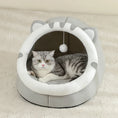 Load image into Gallery viewer, Super Warm Cat Bed Cave House & Cushion
