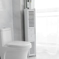 Load image into Gallery viewer, Bathroom Corner Storage Organizer Shelf - Wood Plastic Board
