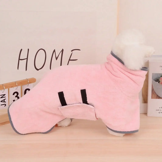 Super Absorbent Cotton Dog Bathrobe