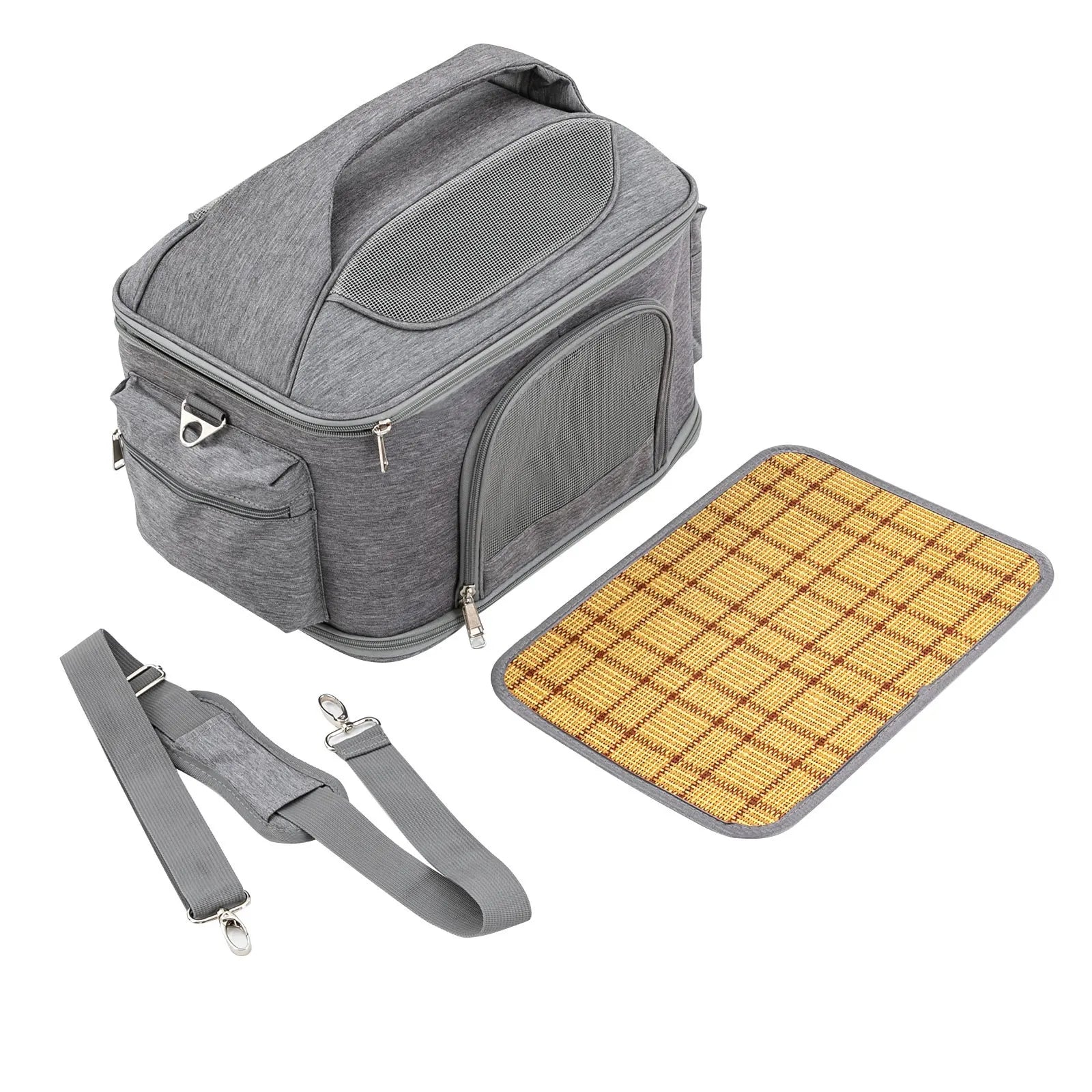 Expandable Cat Carrier Backpack with Storage Pocket