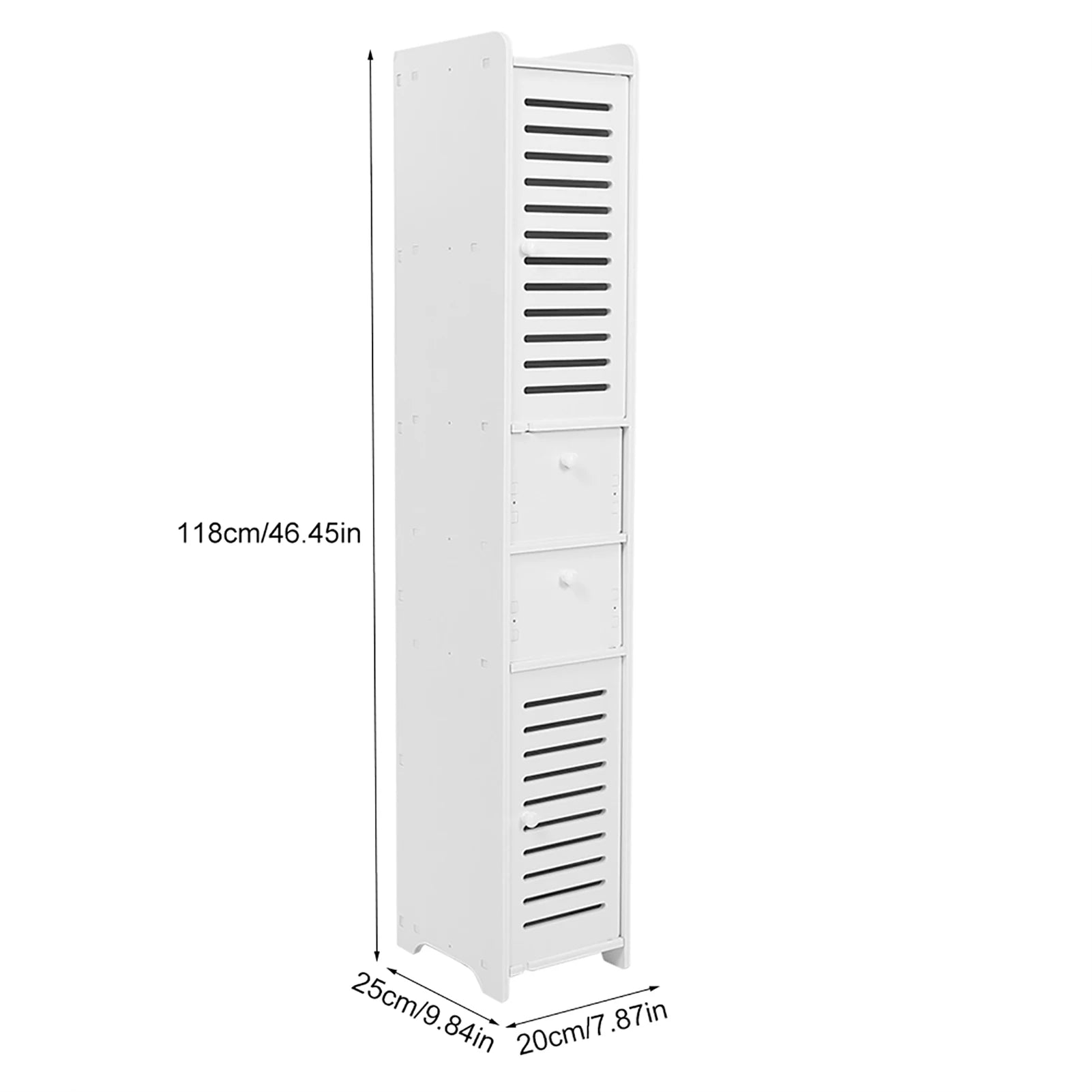 Bathroom Corner Storage Organizer Shelf - Wood Plastic Board