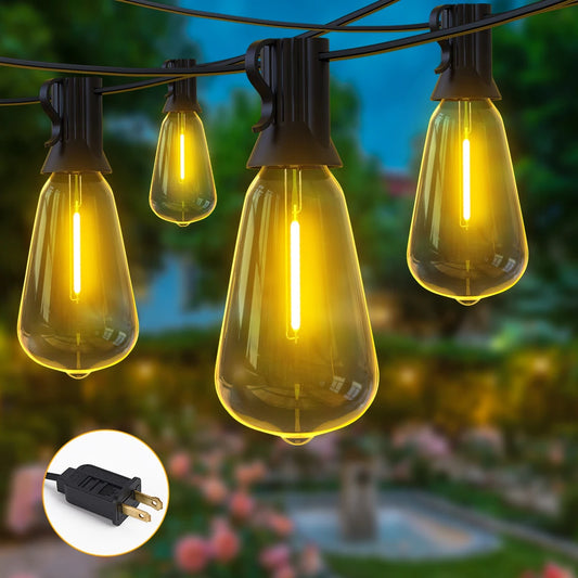 LED String 50FT 100FT IP65 Festoon Outdoor Garden Light