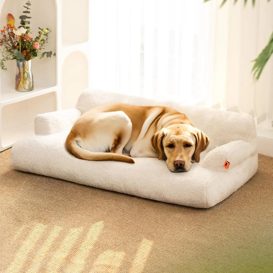 Plush 40" Dog Sofa Bed
