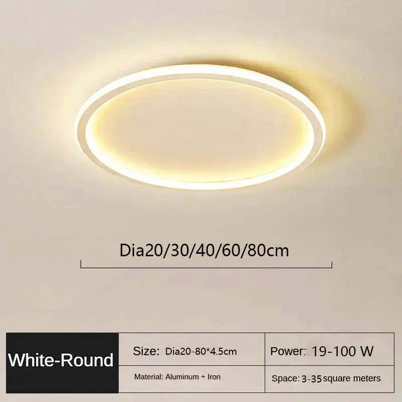 LED modern ceiling light, living room