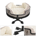 Load image into Gallery viewer, Portable Stainless Steel Elevated Cat Desk Bed
