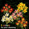 Load image into Gallery viewer, Waterproof Solar Orchid Flower Outdoor Lights for Garden Lawn Decor
