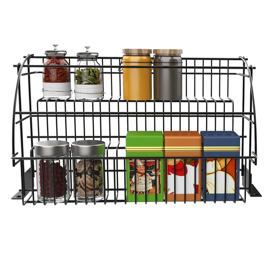 Pull-Down Cabinet-Mounted Spice Rack