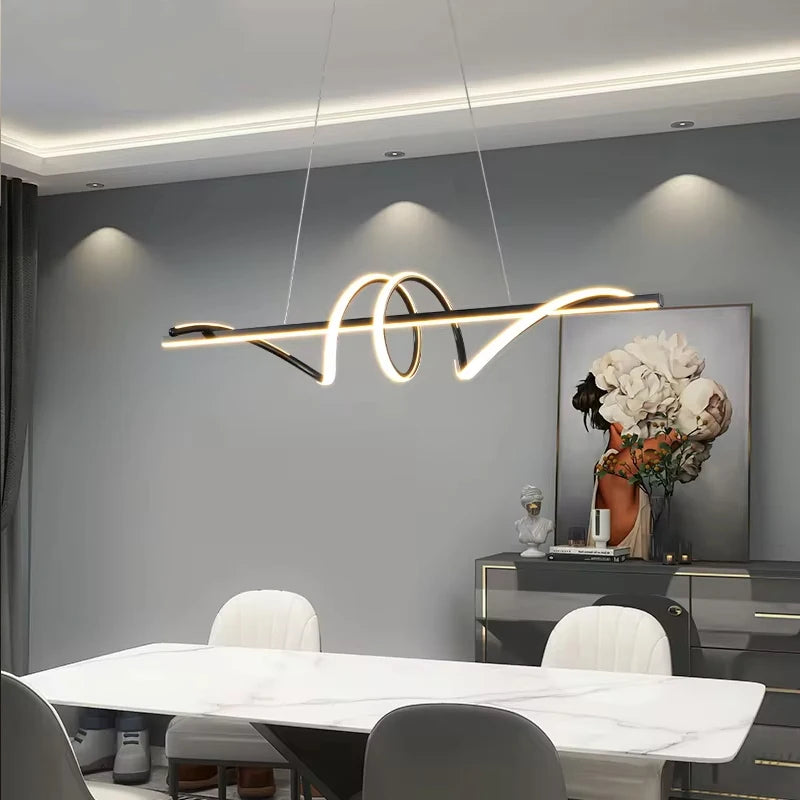 Modern LED Living Room Dining Room Pendant Lights