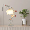 Load image into Gallery viewer, Rose Holder Night Light with Glass Lampshade
