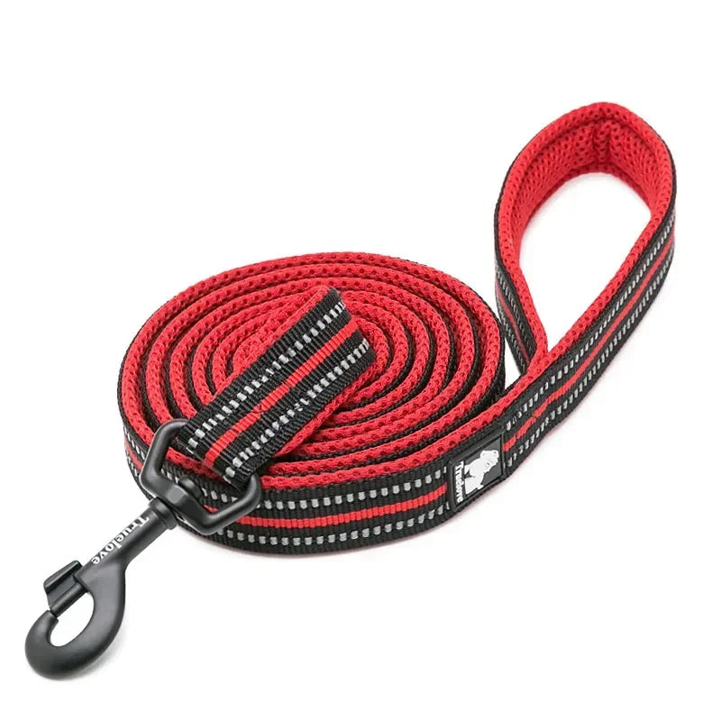 Nylon Mesh Soft Pet Leash Reflective