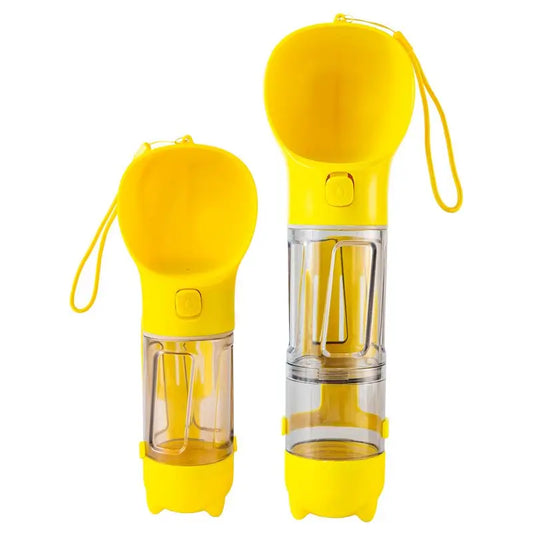 4 in 1 Pet Portable Travel Drinking Dog Bottle