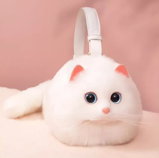 Plush One Shoulder Cat Bag