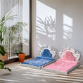 Load image into Gallery viewer, Luxury Velvet Pet Bed with Headboard
