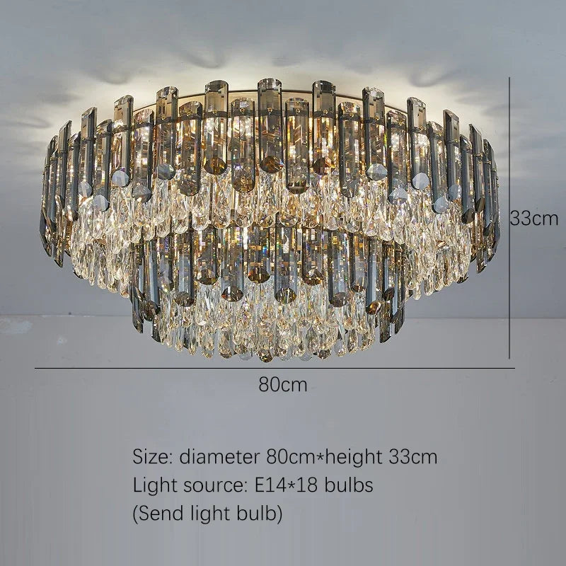 Nordic LED Crystal Ceiling Chandeliers