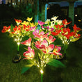 Load image into Gallery viewer, Waterproof Solar Orchid Flower Outdoor Lights for Garden Lawn Decor
