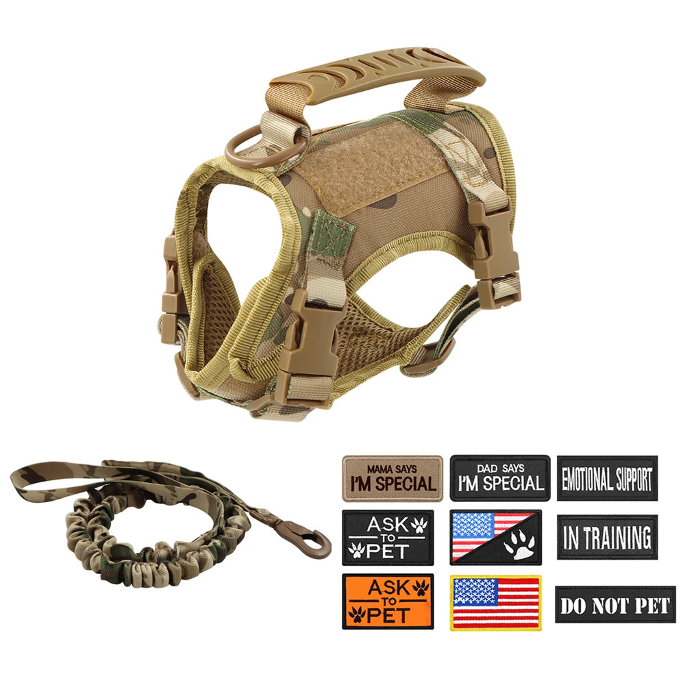 Tactical Cat Harness with Leash