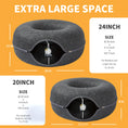 Load image into Gallery viewer, 24 Inch Large Donut Cat Bed
