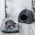 Load image into Gallery viewer, New Triangle Cat Nest Closed
