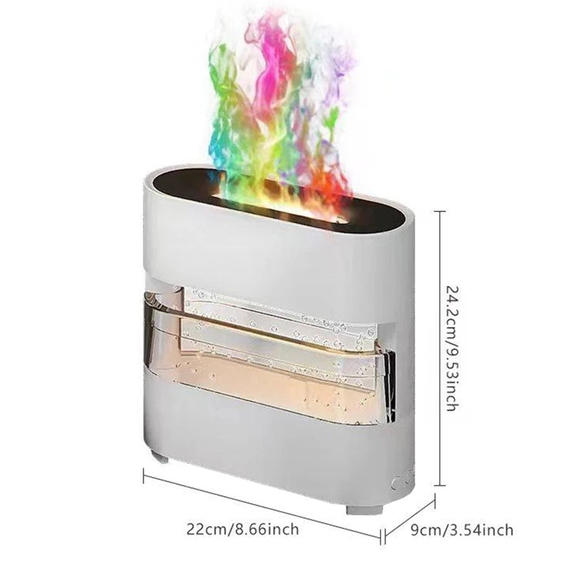 Rain Drops Flame Humidifier
