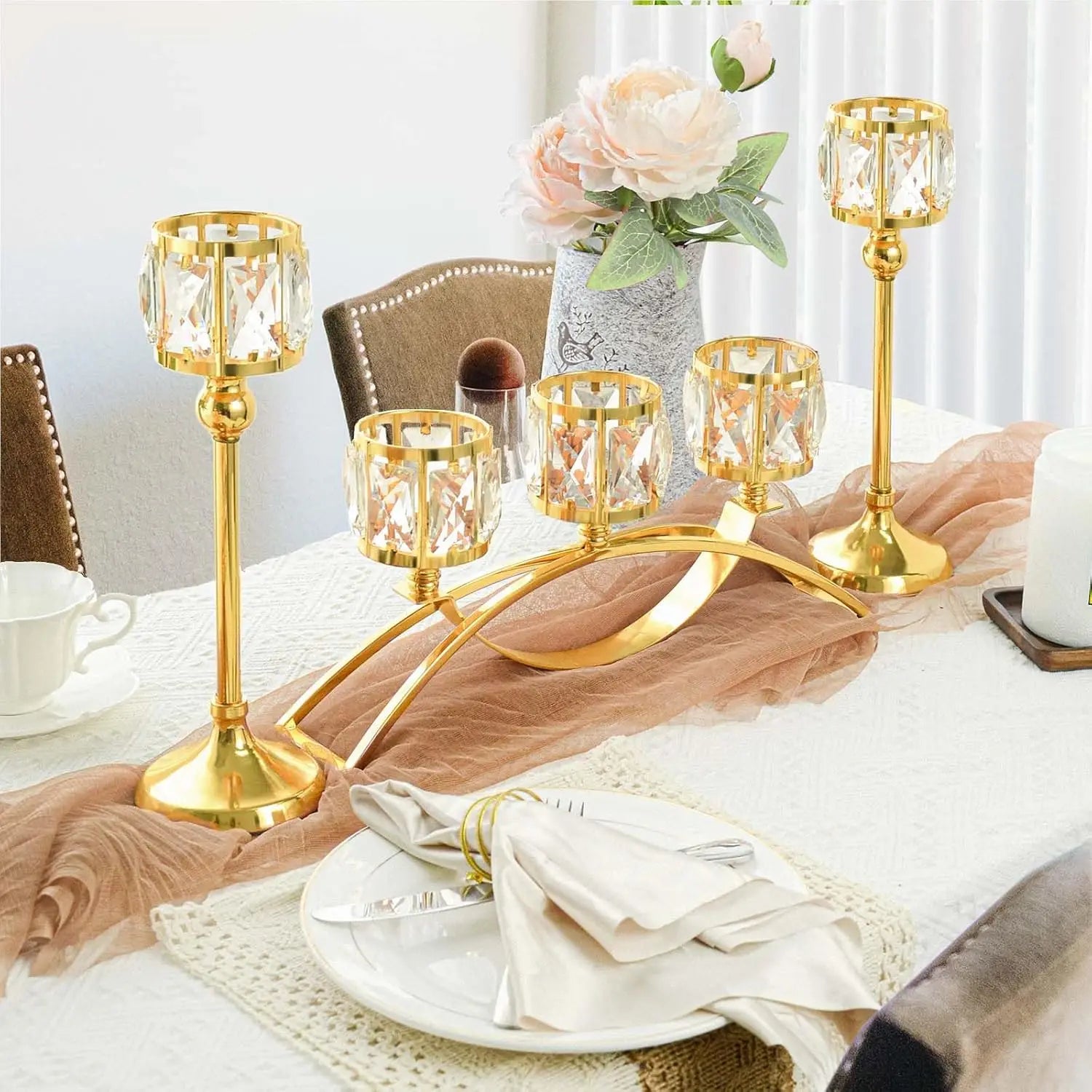 Elegant Wedding Centerpiece Candle Stand
