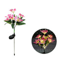 Load image into Gallery viewer, Waterproof Solar Orchid Flower Outdoor Lights for Garden Lawn Decor
