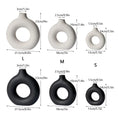 Load image into Gallery viewer, Circular Hollow Ceramic Vase Donuts Nordic Art
