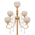 Load image into Gallery viewer, Arms Crystal Candelabra Candle Holder
