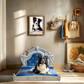 Load image into Gallery viewer, Luxury Velvet Pet Bed with Headboard
