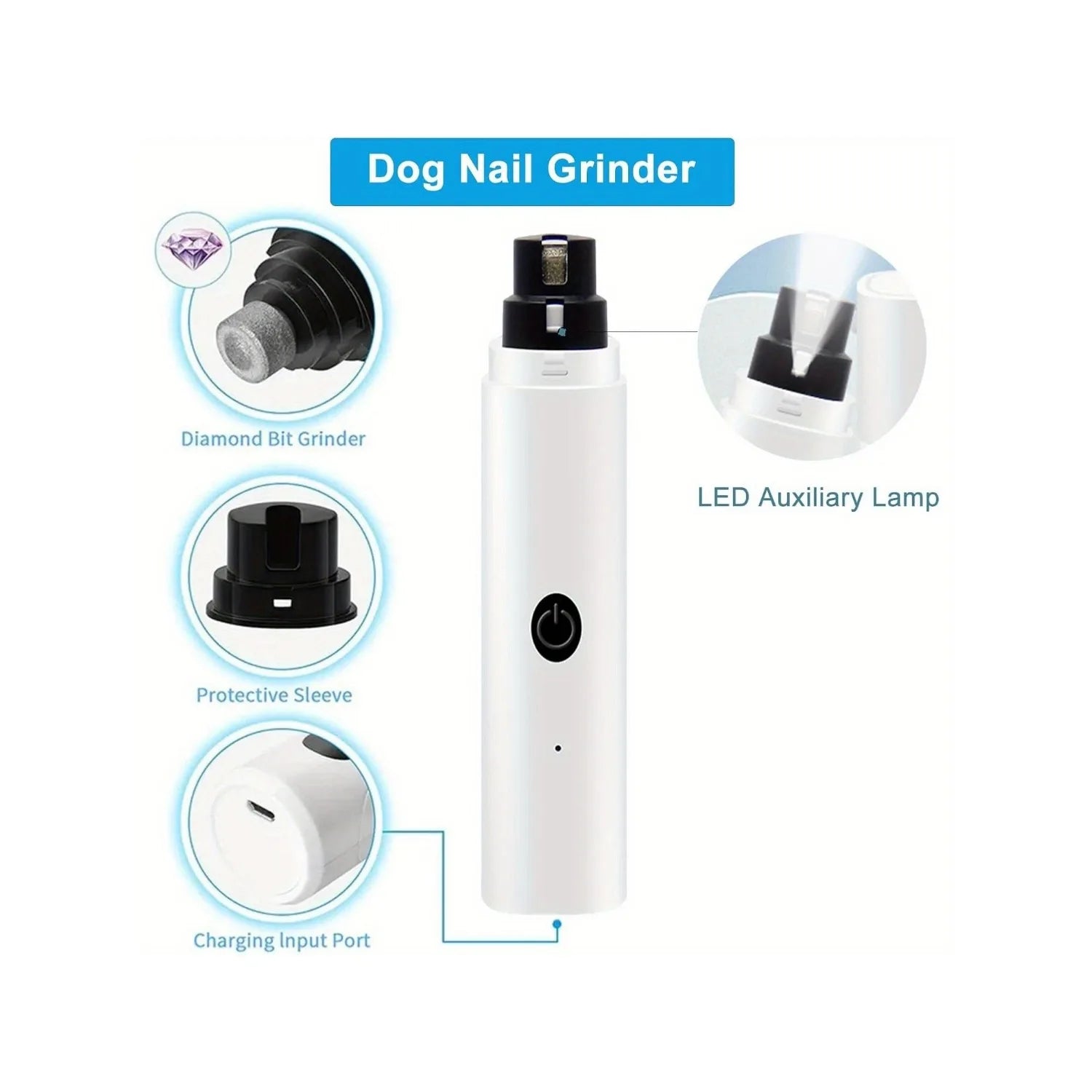 Rechargeable Dog Nail Grinder