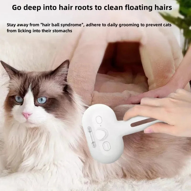 Hair Remover & Grooming Brush for Cats