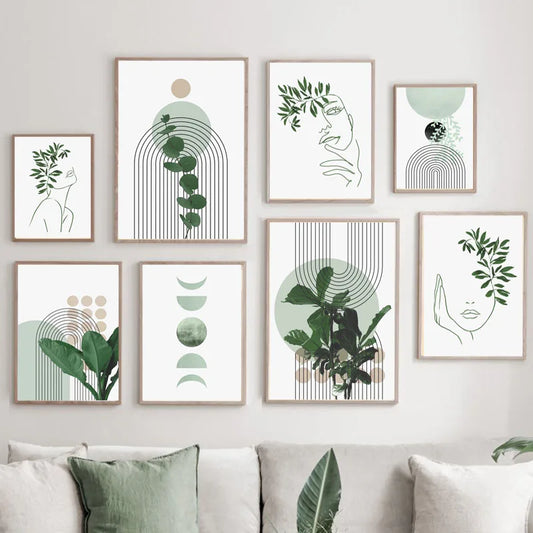 Abstract Wall Art for Living Room Decor