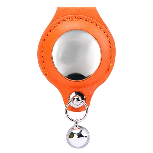 Leather AirTag Protective Case with Collar Loop for Pets