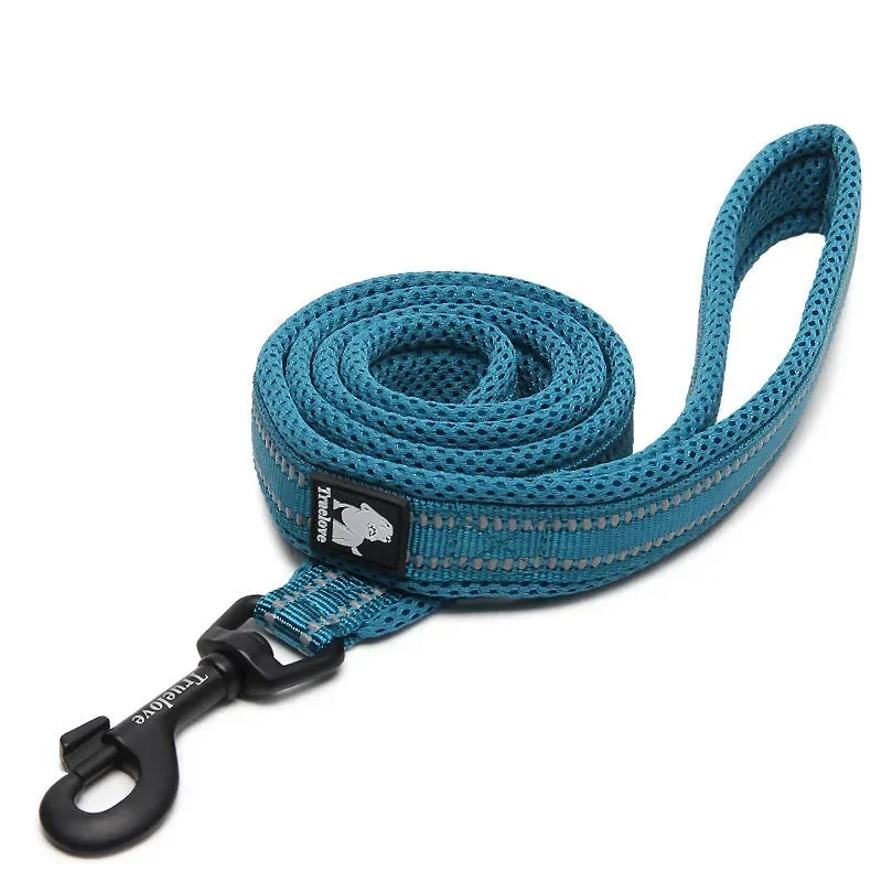 Nylon Mesh Soft Pet Leash Reflective