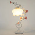 Load image into Gallery viewer, Rose Holder Night Light with Glass Lampshade
